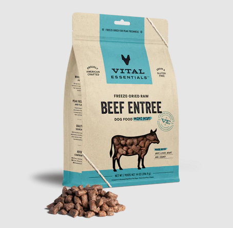 Vital Essentials- Dog Freeze Dried Beef Mini Nibs
