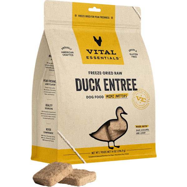 Vital Essentials- Dog Duck FD Mini Patties