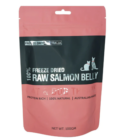 Freeze Dried Australia Salmon Belly 100 GM