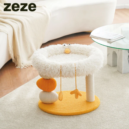 ZEZE Chicken Bed Platform & Scratching Post