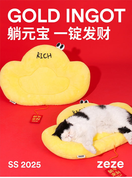 ZEZE - Gold Money Rich Bed