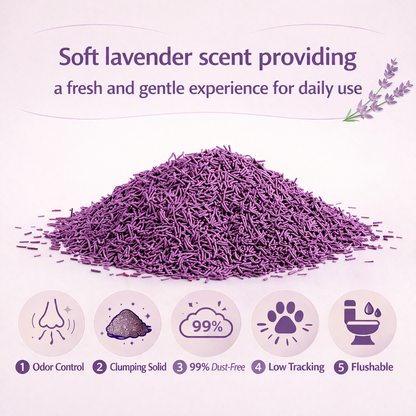 Cathug Tofu Cat Litter Lavender