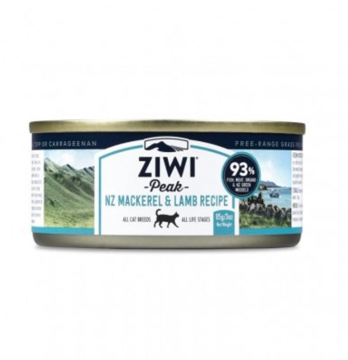 ZIWI Peak Cat Mackerel & Lamb Recipe 85g