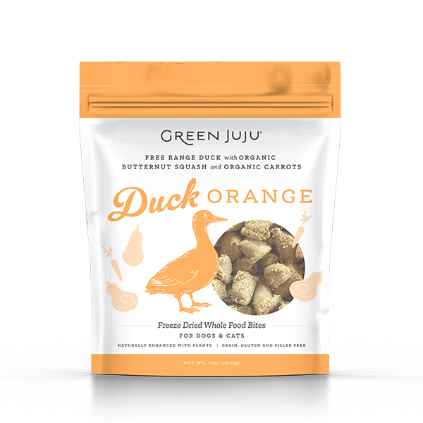 Green Juju - Duck Orange Freeze Dried Whole Food Bites