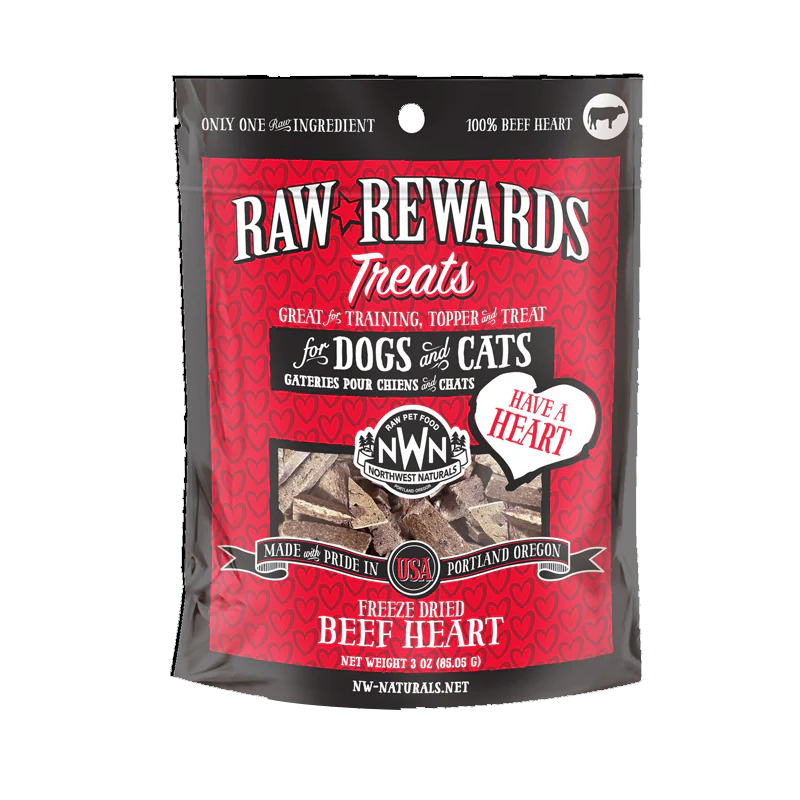 Northwest Naturals - Treats - Beef Heart 3oz