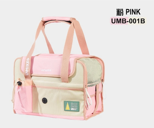 UNMIXED Korean-Style Minimalist Pet Carrier PINK