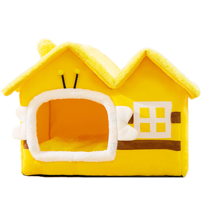 Yellow Bee House Sleeping Bed