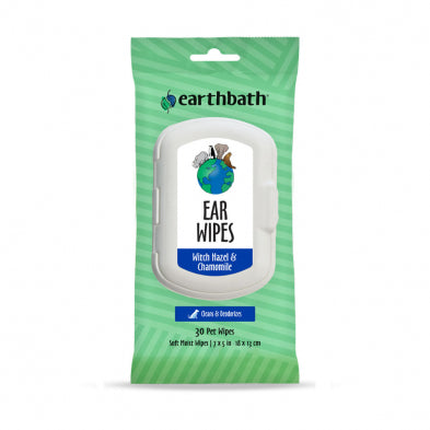 EARTHBATH Ear Wipes Witch Hazel and Chamomile 30ct