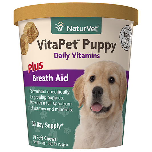 SoftChew VitaPet Daily Breath Aid 70CT|Puppy