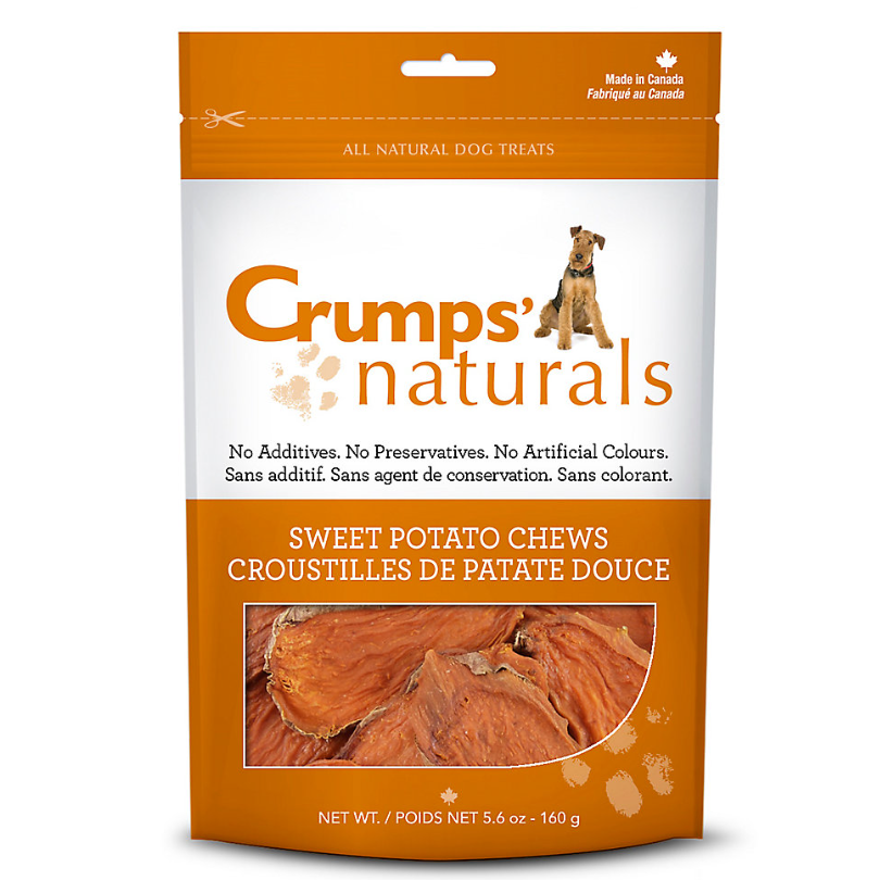 Crumps' Naturals Sweet Potato Chews Dog Treat