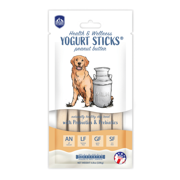 Himalayan Dog Chew Yogurt Sticks Peanut Butter 4.8 oz