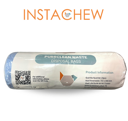 INSTACHEW Litter Box Waste Bags For Purrclean