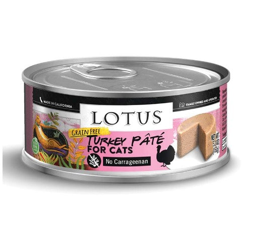 Lotus - Cat - Pate Grain Free Turkey - 5.3oz