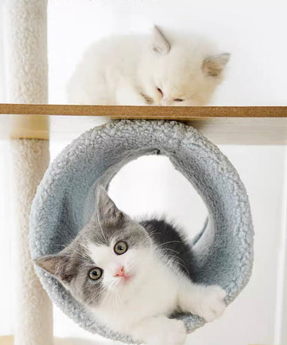 Miaofairy Luxury Wooden Cat Tree