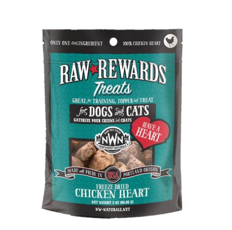 Northwest Naturals-Treats-Chicken Hearts 3oz