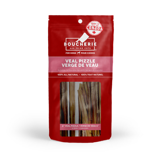 Foufou Brands - Boucherie Veal Pizzle - 6 Packs