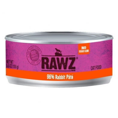 RAWZ Cat 96% Rabbit Pate 155g