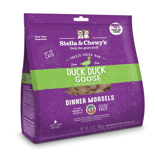 Stella&Chewys Cat FD Duck Duck Goose Morsels 8 oz