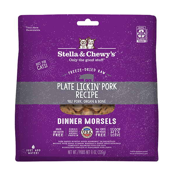 Stella&Chewys Cat FD Pork Morsels 8 oz