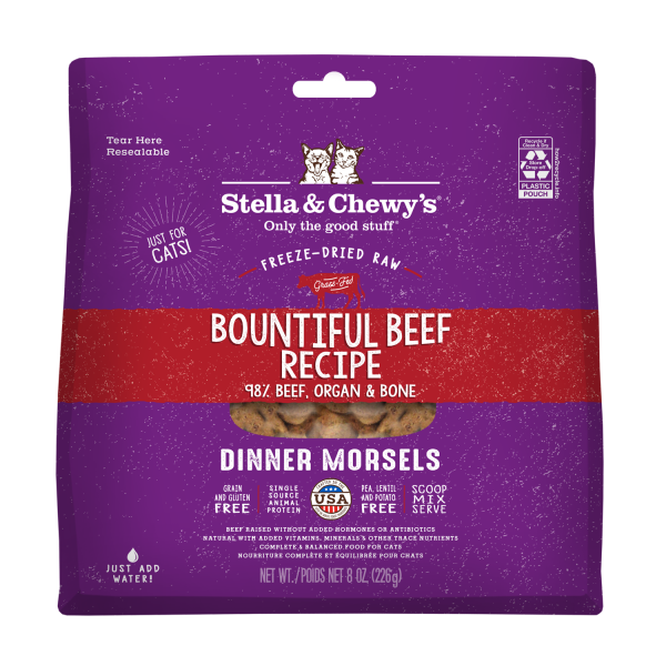 Stella&Chewys Cat FD Beef Morsels 8 oz