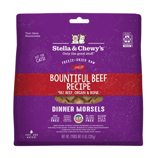 Stella&Chewys Cat FD Beef Morsels 8 oz