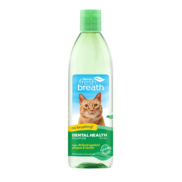 TropiClean Cat Fresh Breath Dental Health Solution 473 ml