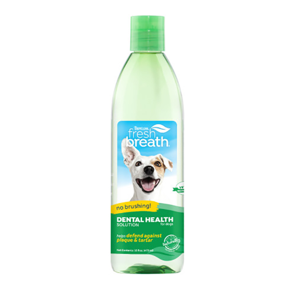 TropiClean Dog Fresh Breath Dental Health Solution 473 ml