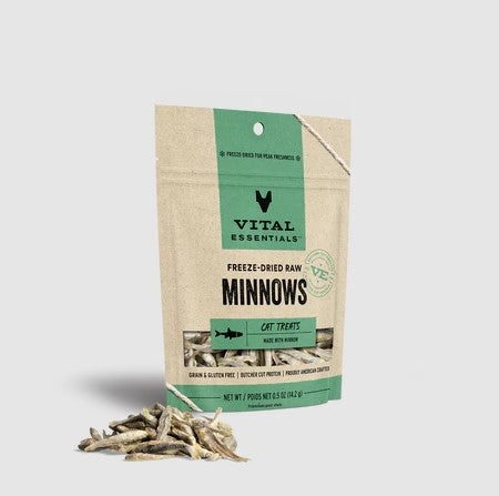 Vital Essentials- Cat Freeze-Dried Minnow Treats - 0.5 oz