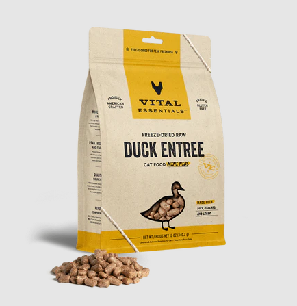 Vital Essentials - Cat Freeze Dried Duck Mini Nibs