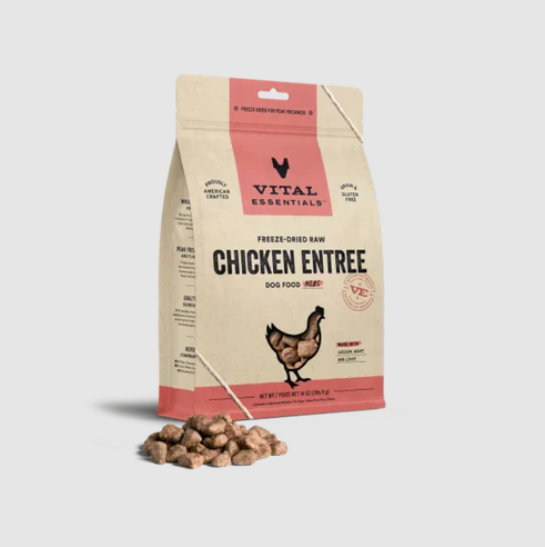 Vital Essentials- Dog Freeze Dried Chicken Nibblets 14oz