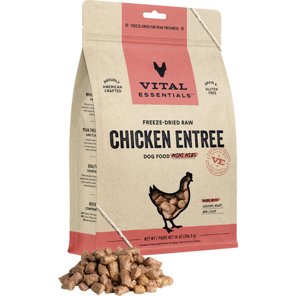 Vital Essentials- Dog FD Chicken Mini Nibblets 14oz