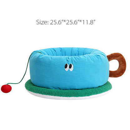 ZEZE Tea Cup Pet Bed