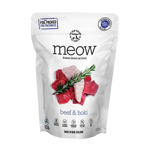 Meow- Freeze Dried - Food - Beef & Hoki 280g