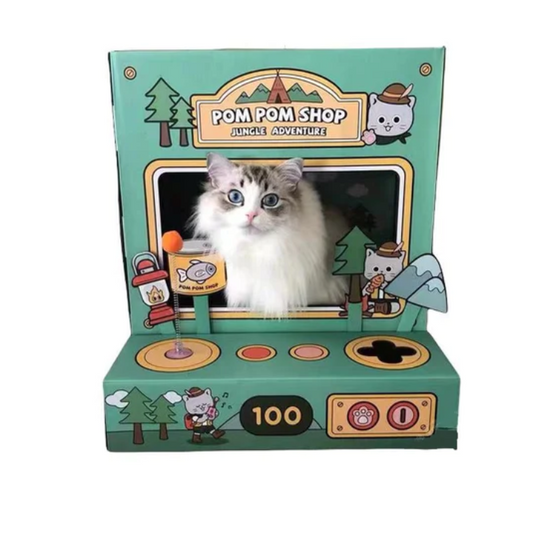 POM POM SHOP Forest Video Arcade Cat Scratcher