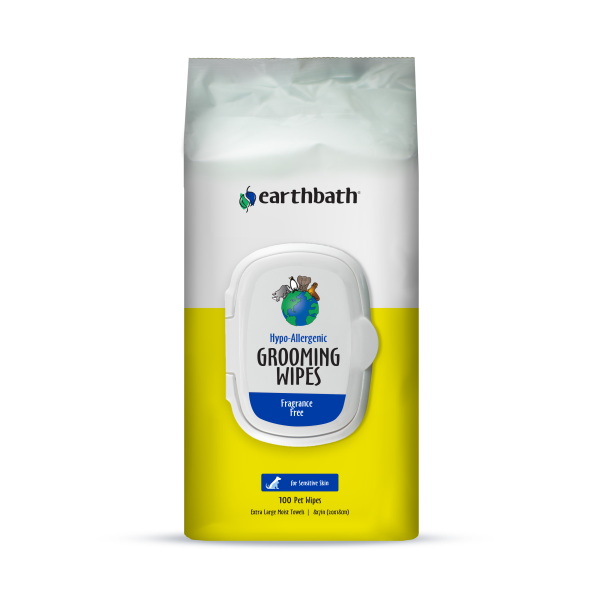 Earthbath Grooming Wipes Hypo-Allergenic 30ct