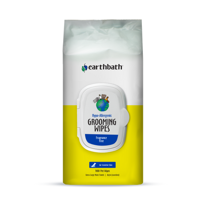 Earthbath Grooming Wipes Hypo-Allergenic 30ct