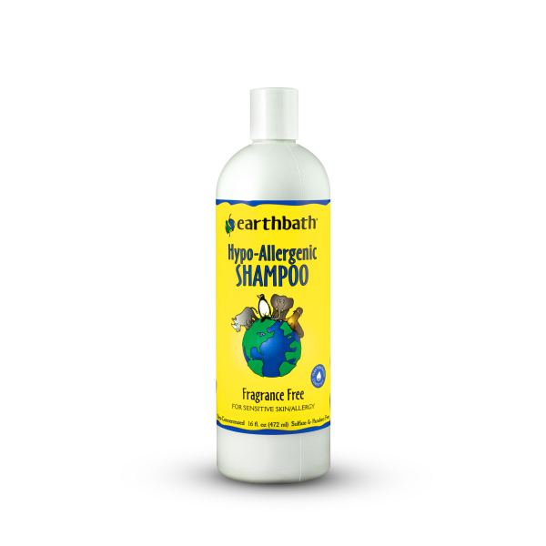 Earthbath Hypo-Allergenic Shampoo Fragrance Free 16 oz