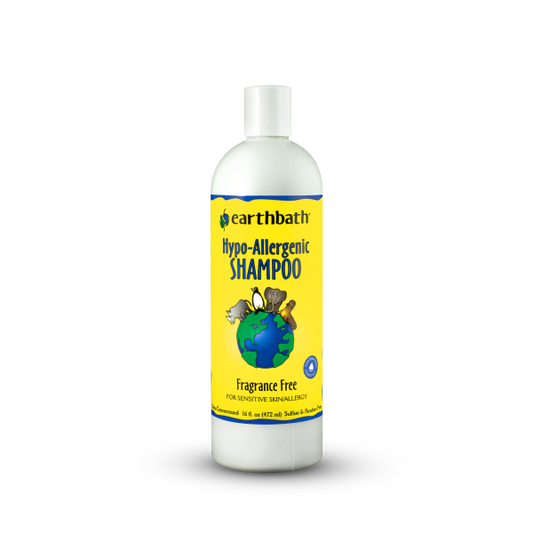 Earthbath Hypo-Allergenic Shampoo Fragrance Free 16 oz