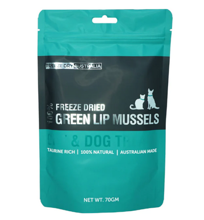 Freeze Dried Whole Green Lip Mussels 70 GM