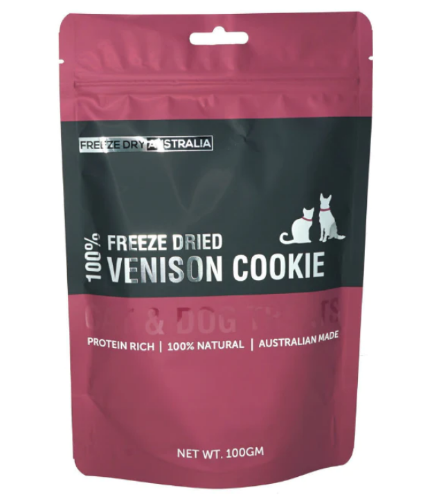 Freeze Dried Australia Venison Cookie 100G