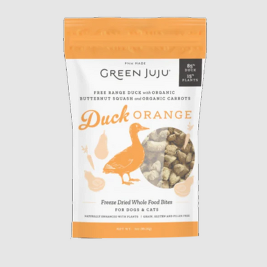 Green Juju - Duck Orange Freeze Dried Whole Food Bites