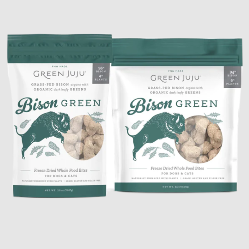 Green Juju - SuperGreen Bison Freeze Dried Whole Food Bites