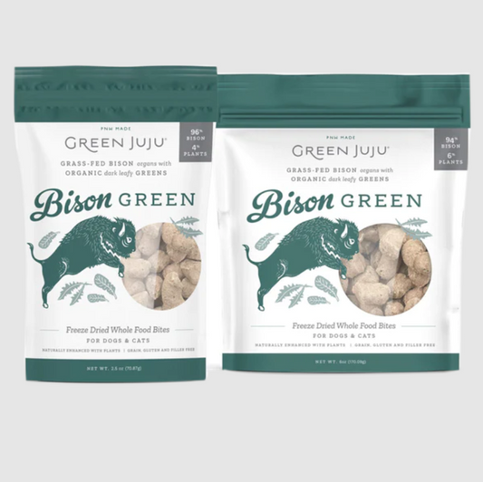 Green Juju - SuperGreen Bison Freeze Dried Whole Food Bites