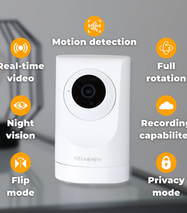 INSTACHEW Puresight 360 HD Pet Camera