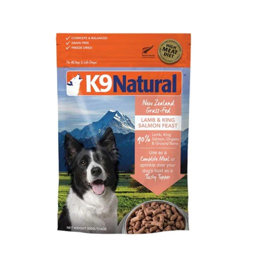 K9 Natural - Lamb & Salmon Freeze Dried 500g