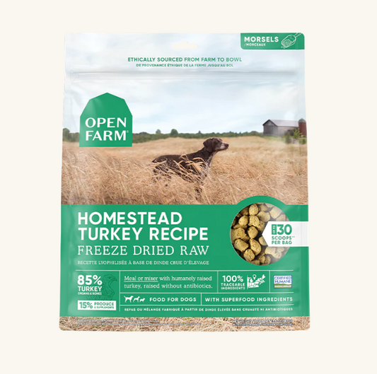 Open Farm - Homestead Turkey Freeze Dried Raw Dog Food