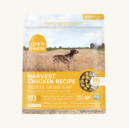 Open Farm - Harvest Chicken Freeze Dried Raw Dog Food