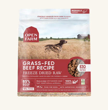 Open Farm - Grass-Fed Beef Freeze Dried Raw Dog Food