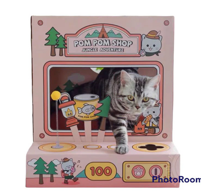 POM POM SHOP Forest Video Arcade Cat Scratcher