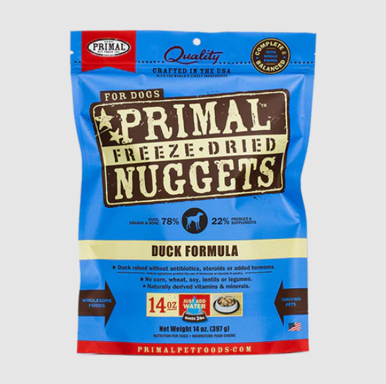 Primal - Canine - Freeze-Dried - Nuggets - Duck